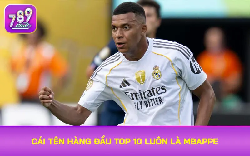 Top 10 cầu thủ sáng giá - Cái tên hàng đầu trong nhiều năm luôn là Mbappe